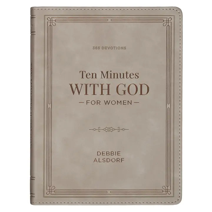 Devotional 10 Minutes with God For Women Faux Leather