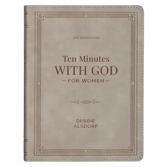 Devotional 10 Minutes with God For Women Faux Leather