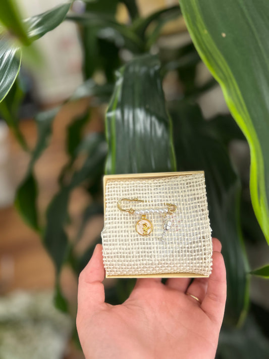 Open Book by Bri First Communion Pin