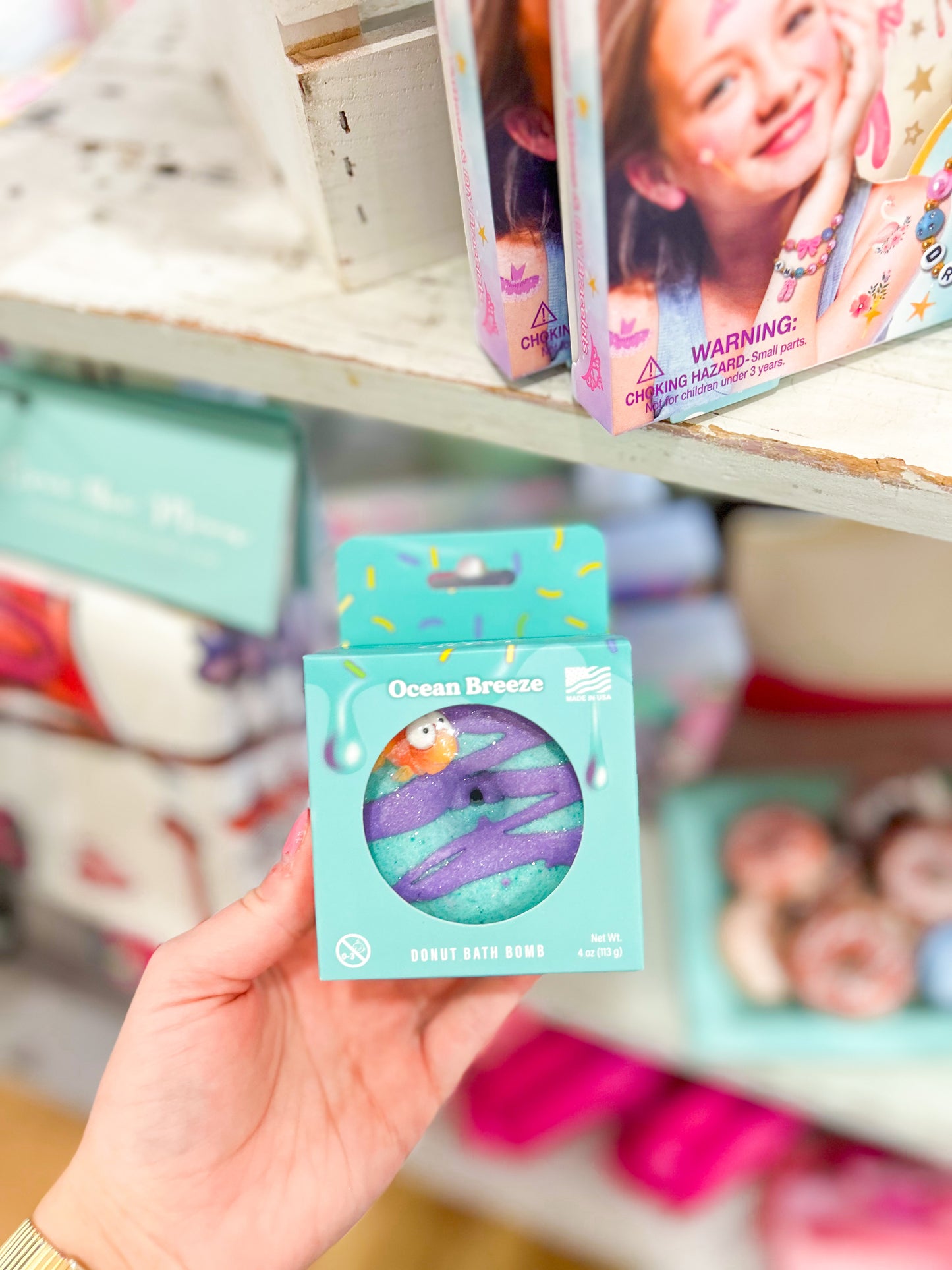 Ocean Breeze Donut Bath Bomb
