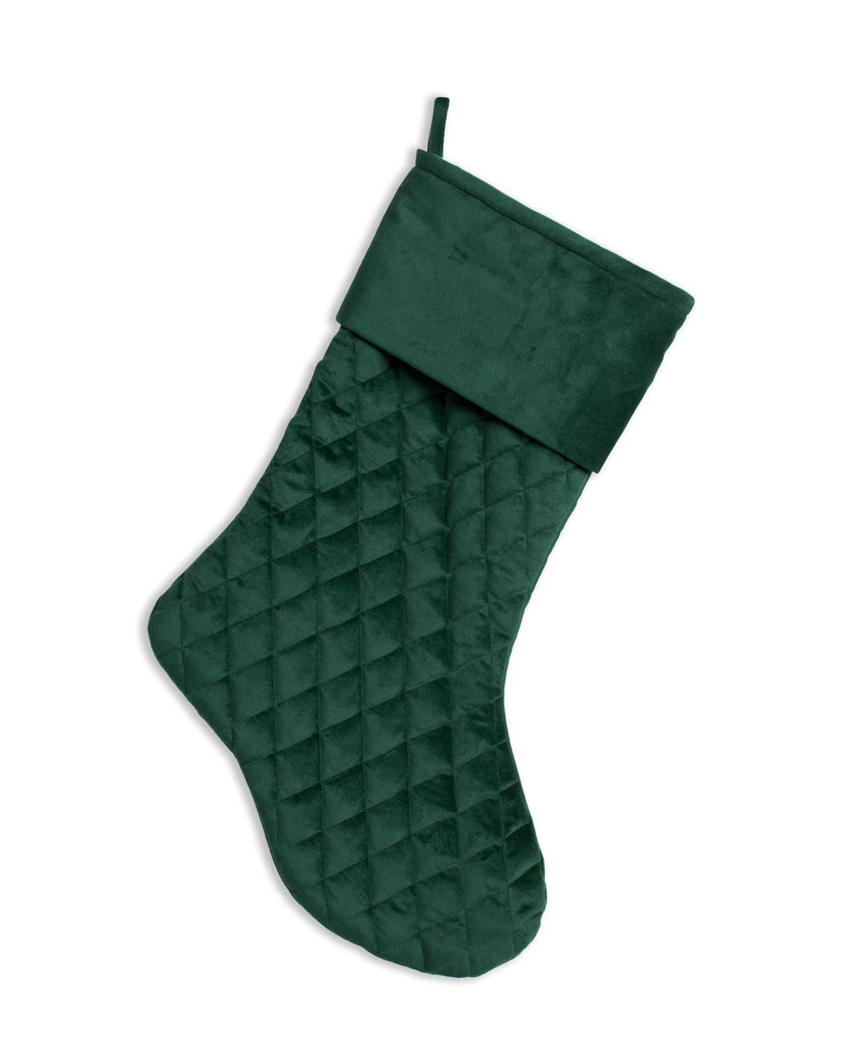 Quilted Stocking in Green