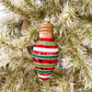 Striped Light Bulb Ornament