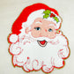 Patch-Vintage Textured Santa