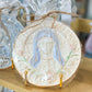 Pink Blooming Grace Mary Plaque
