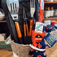 3Pc Wooden BBQ Tool Set