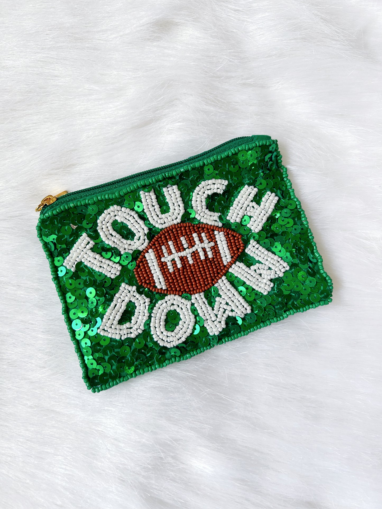 Mini Touchdown Sequin Bag