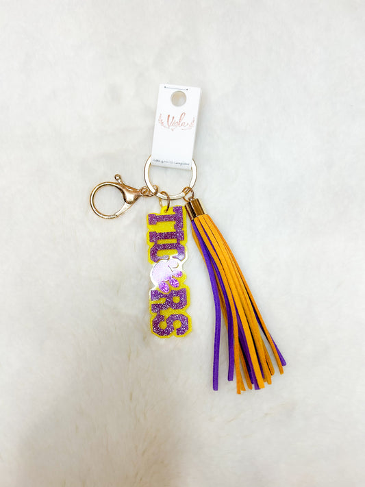 Tiger Tassel Keychain