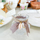 Clear Religious Bloom Vase
