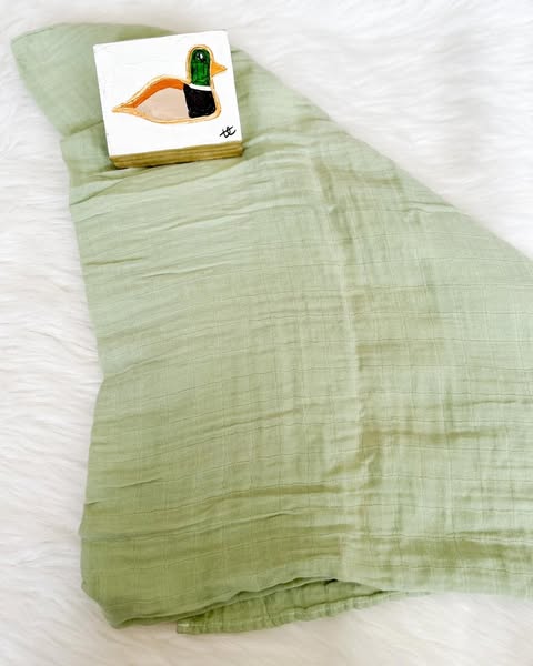 Lolly Banks Green Swaddle