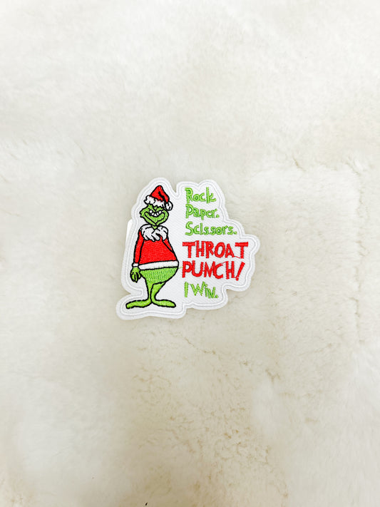 Patch-Grinch Rock, Paper, Scissors, Throat Punch