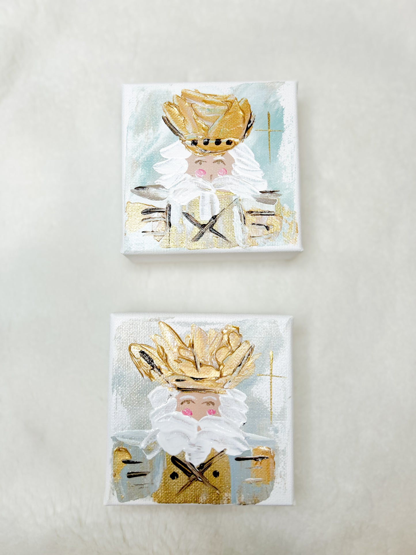 Gospel News 4X4 Old World Nutcracker Canvas Art