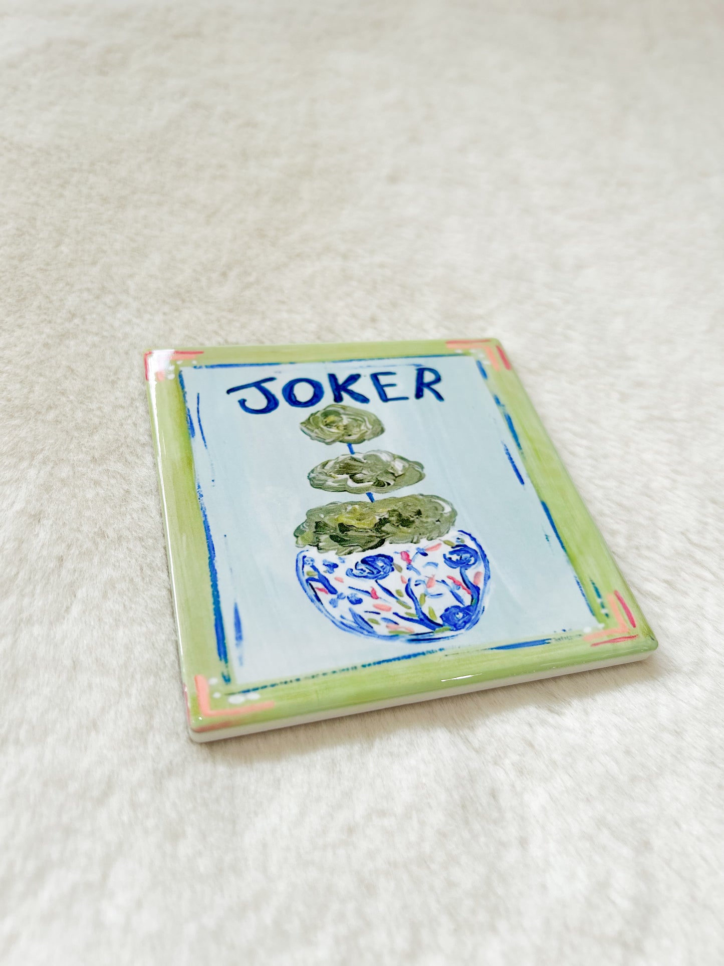 Mahjong Coaster with Joker - GA