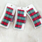 Christmas Hair Clip- Plaid