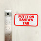Patch- Put it on Santa's Tab