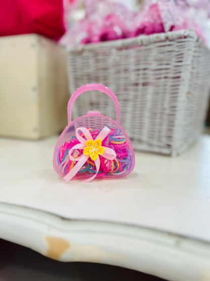 Rubber Band Plastic Purse