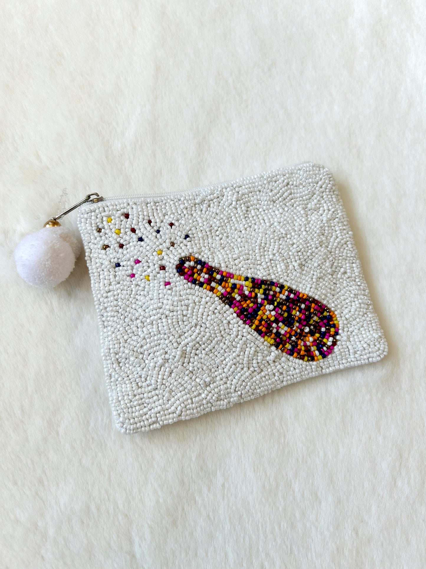 Mini Champagne Sequin Bag