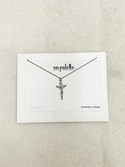 Silver Crucifix Necklace