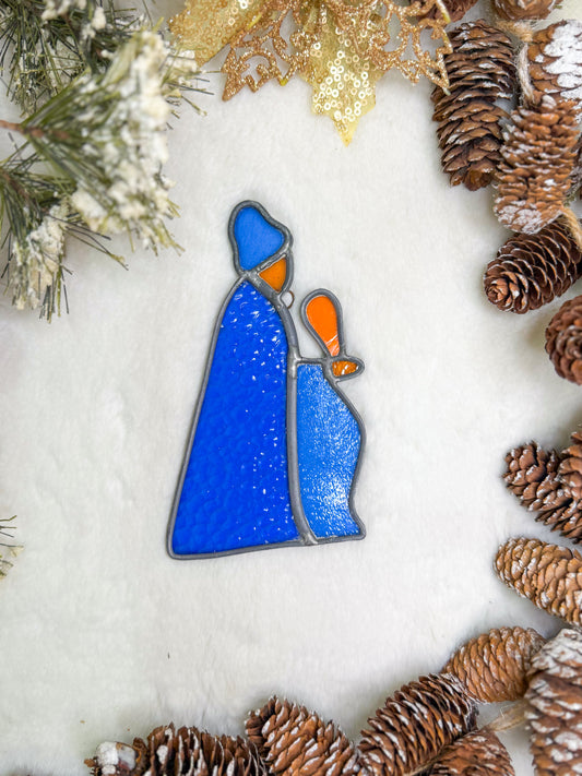 Stained Glass Wise Man Ornament