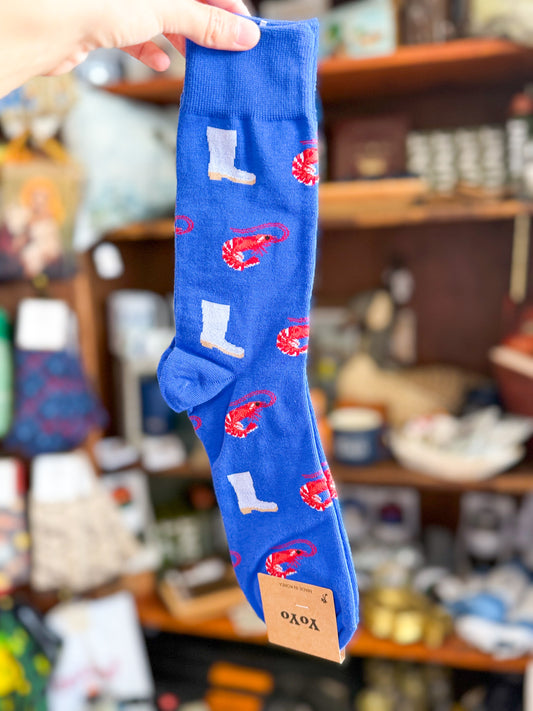 Yo Yo Shrimp Boots Socks