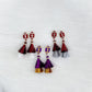 Football Fringe Earrings