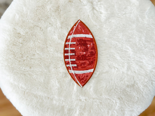 Patch- Medium Sparkly Football