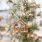 Wooden Nativity Ornaments