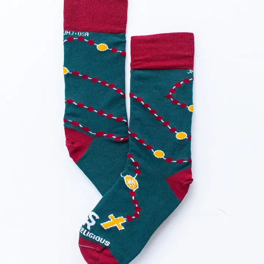 Rosary Adult Socks