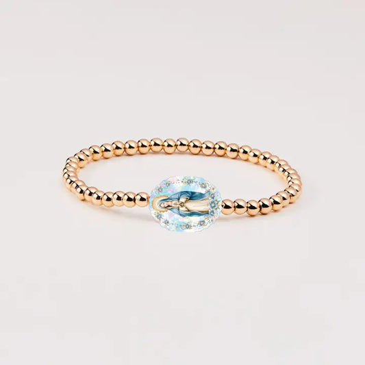 Holy Water Miraculous Bracelet- Yellow Gold