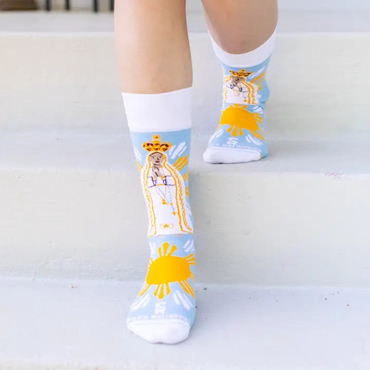 Our Lady of Fatima Socks- Adult