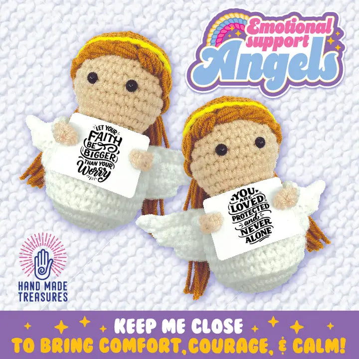 Emotional Support Keepsake Crochet Plush Angels