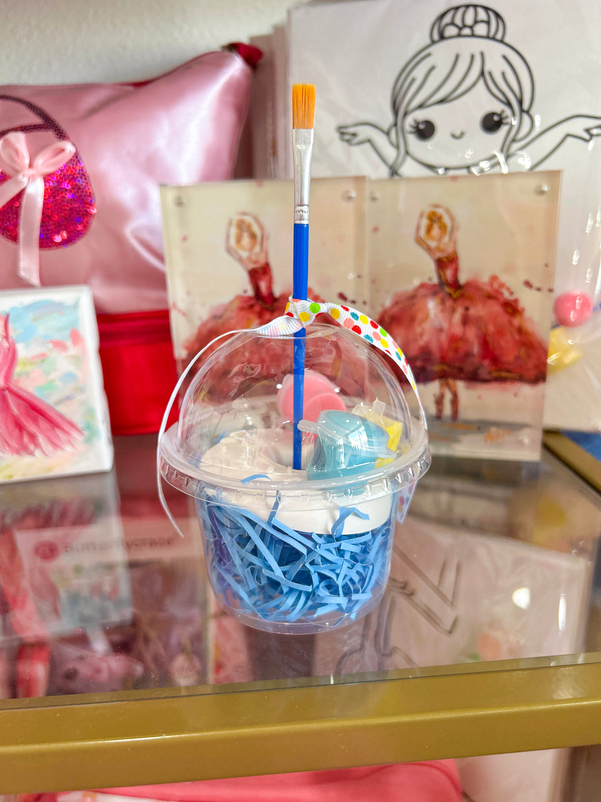 Donut Fun Cup Paint Set- Paint Your Own Plaster