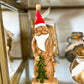 Wooden Santa with Tree