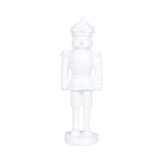 Christmas White Nutcracker Medium