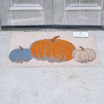 Pumpkin Trio Doormat
