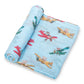 Lolly Banks Pilot Paws Baby Muslin Swaddle