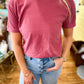 Brick- Basic Fit T-Shirt Comfort Colors