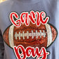 Football Game Day Denim Blue Sweatshirt