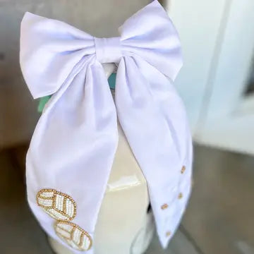 Jenny Volleyball Beaded bow