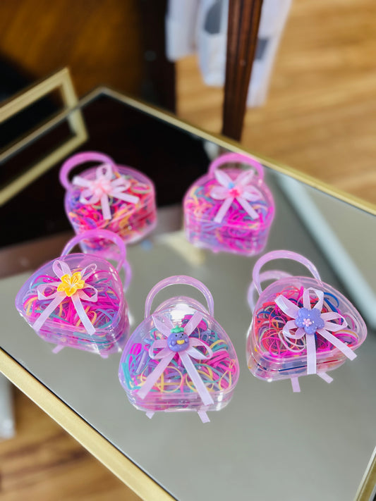 Rubber Band Plastic Purse