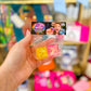 Fun Doh Mini Squishy Cube- Pink and Yellow
