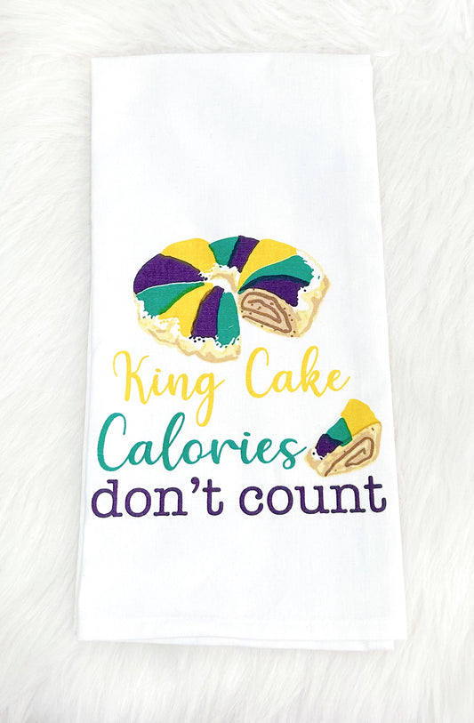 King Cake Calories Hand Towel