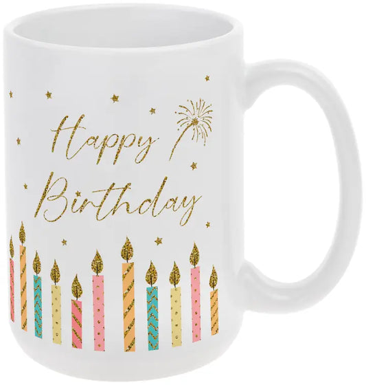 Happy Candles 15 oz Ceramic Mug