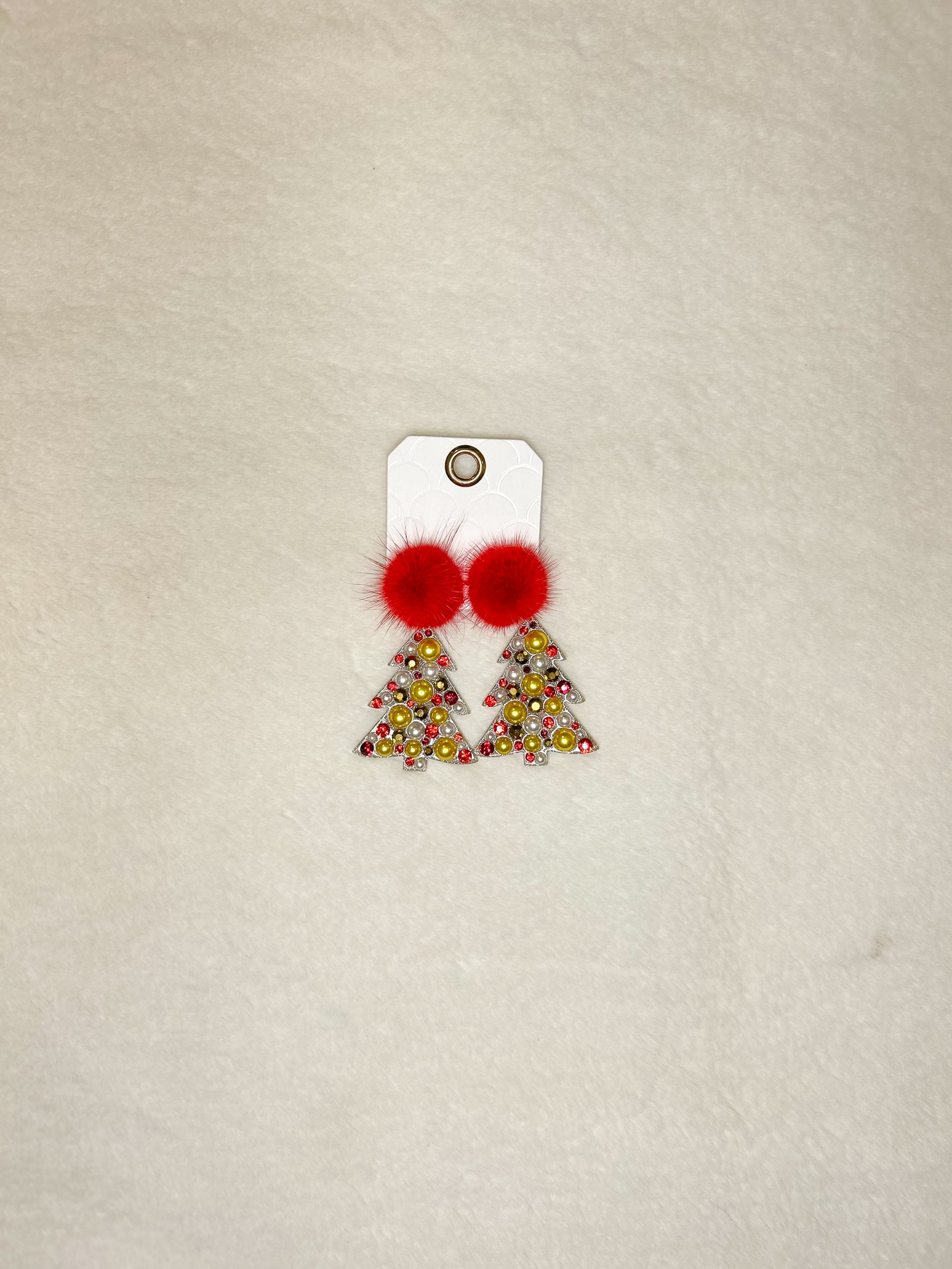 Decked Out Christmas Tree Earrings