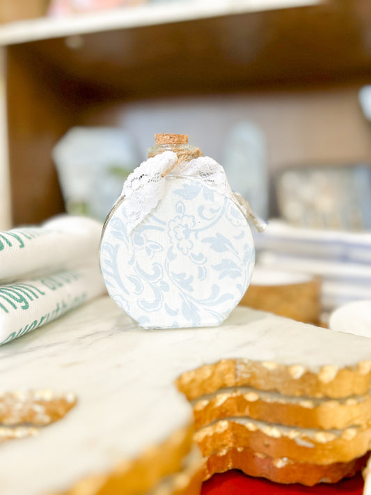 Blessed Grace Floral Holy Water Container