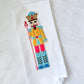 Chenille Nutcracker Tea Towel