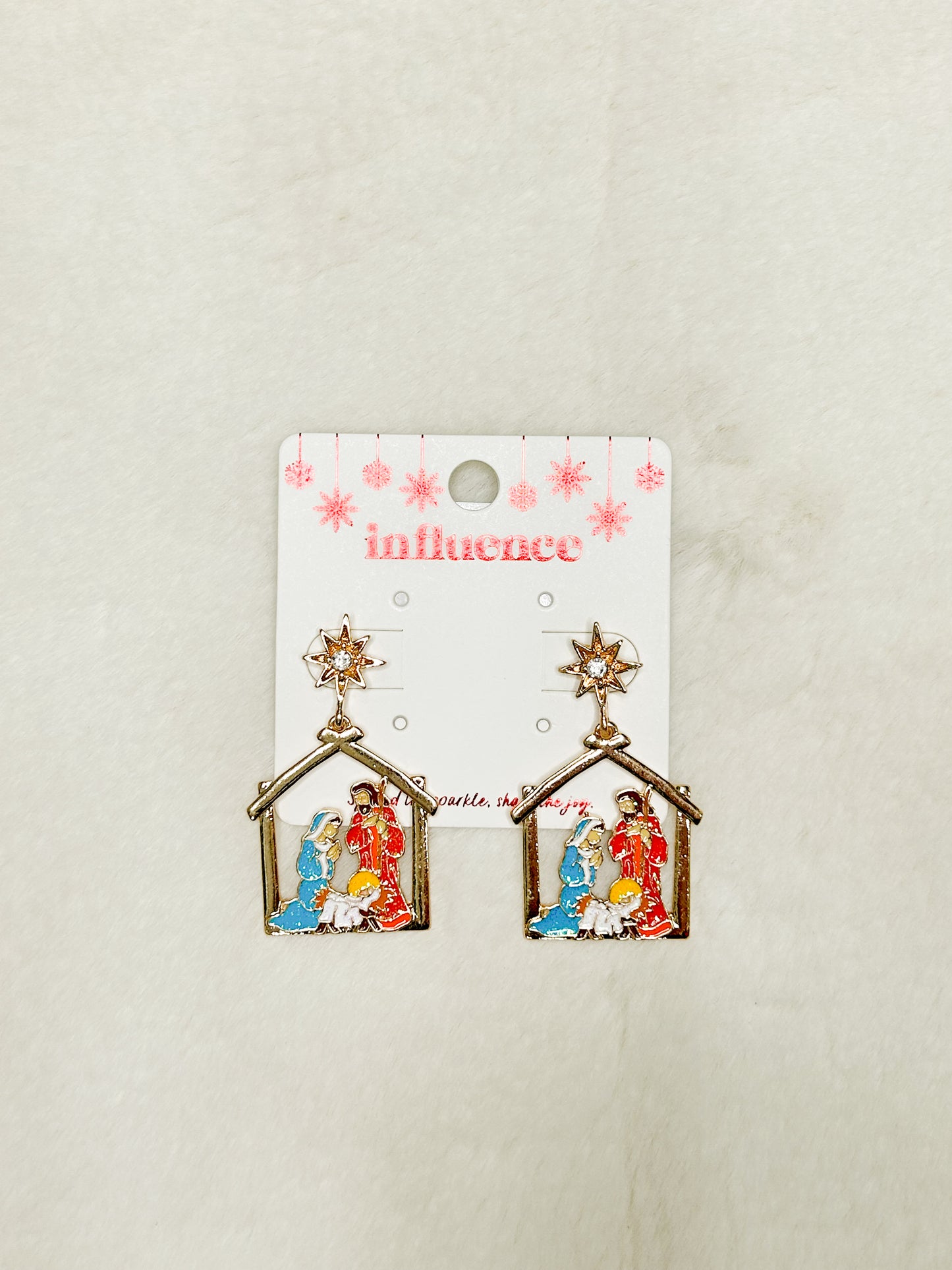 Best Seller Nativity Christmas Earrings