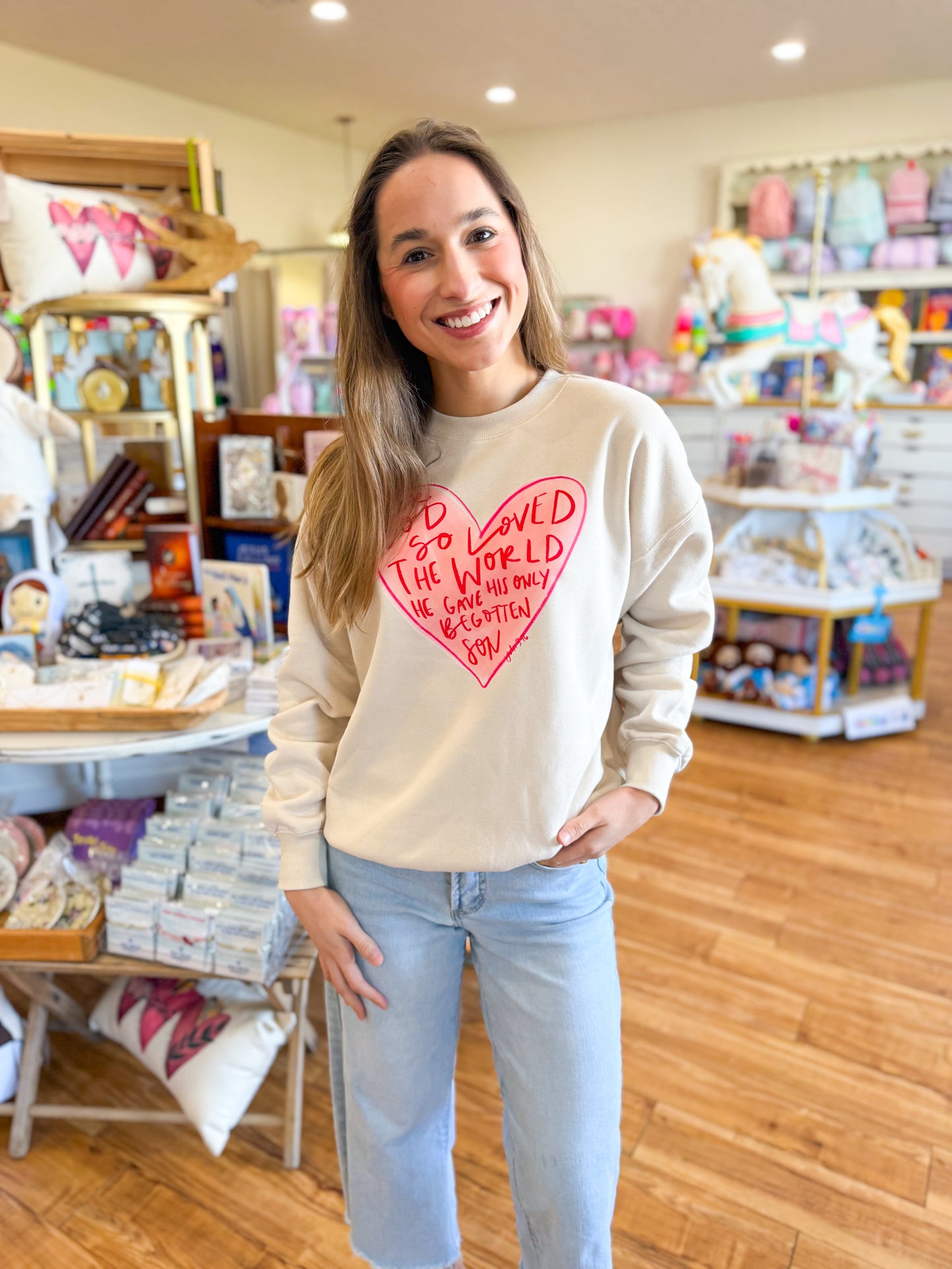 Sample- For God So Loved Sweatshirt