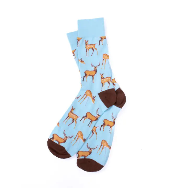 Men's Deer Family Novelty Socks