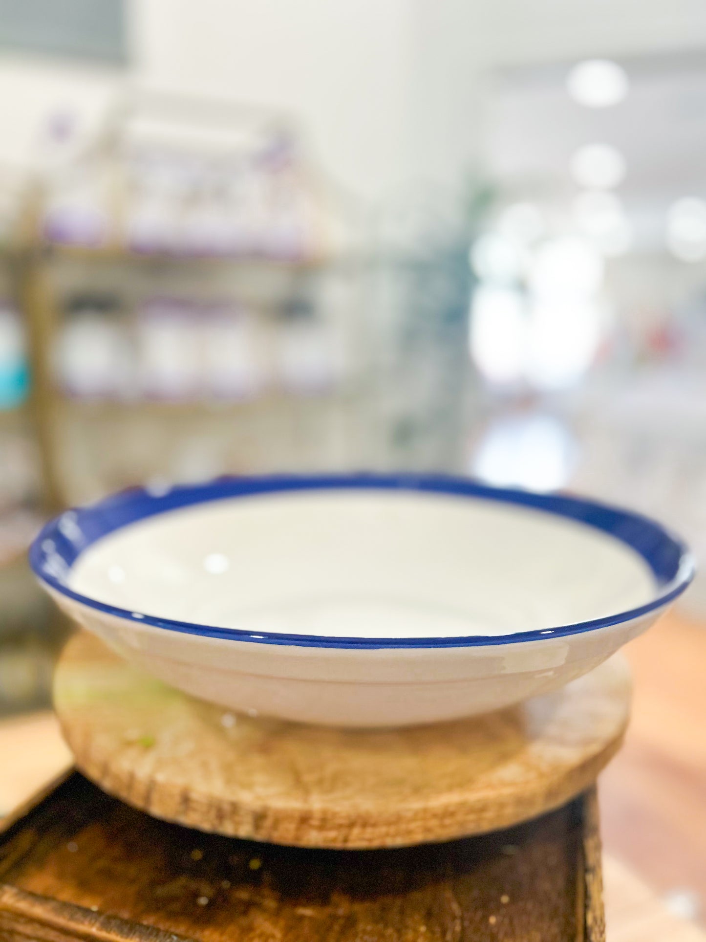 The Blue Stoneware Bowl