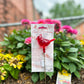 Cardinal of Comfort Floral Stake